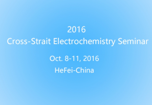 2016 Cross-Strait Electrochemistry Seminar